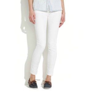 Madewell Skinny Ankle Jeans in White, Size 28